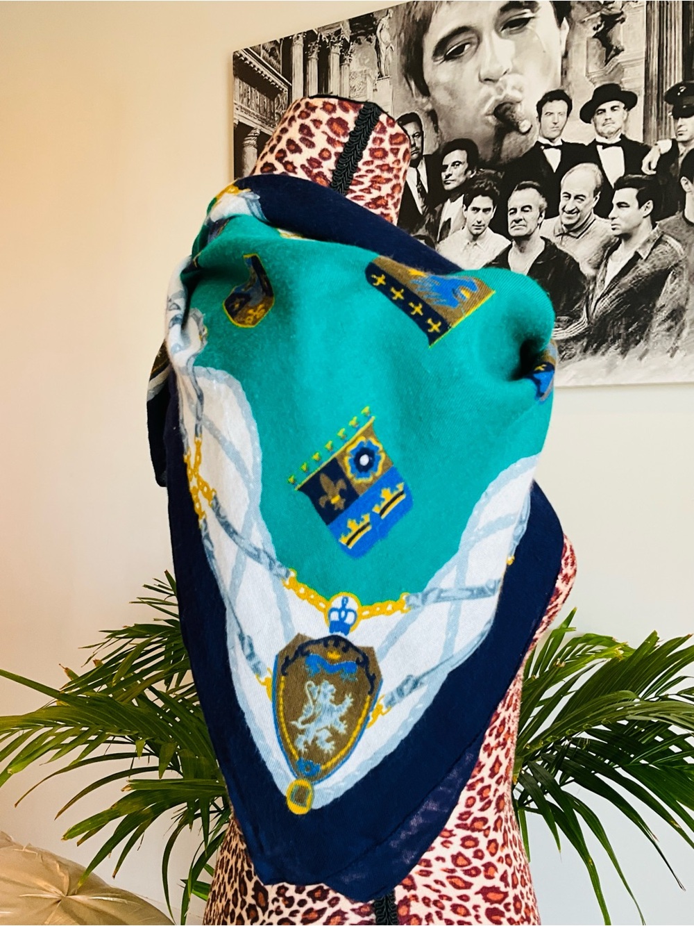 70s Nautical British Scarf - Picture 6 of 10